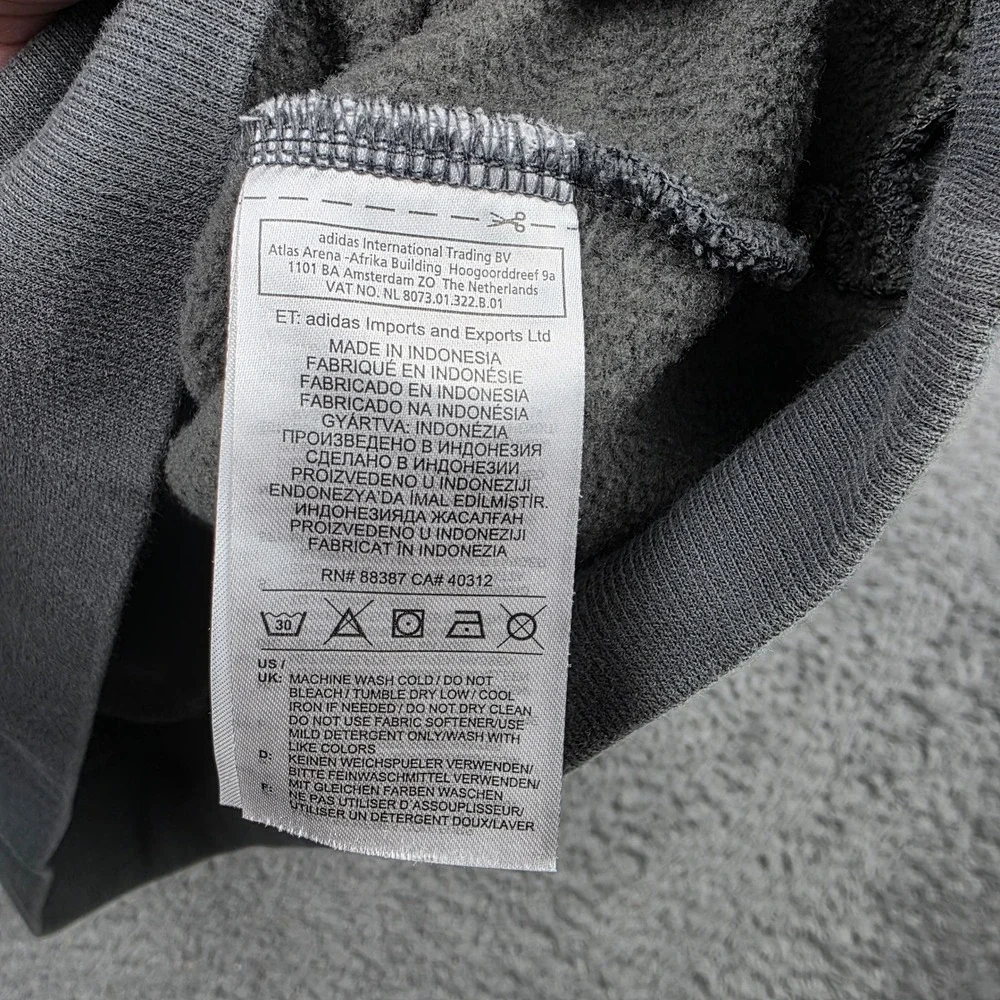 Adidas Training All Over Print‎ Graphic Sweatshirt Mens Medium Grey